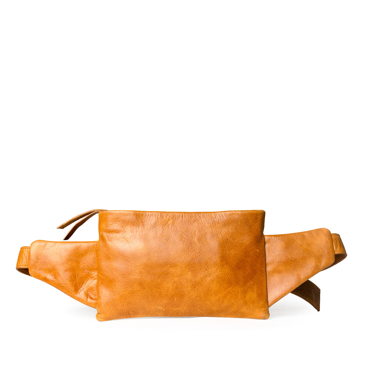 Camel Leather Crossbody Belt Bag – Kila Siku