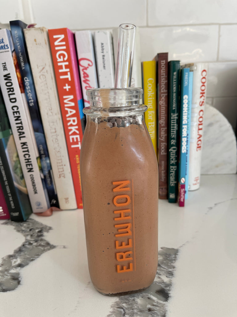 Jennie's Erewhon Peanut Butter Chocolate Protein Smoothie Dupe